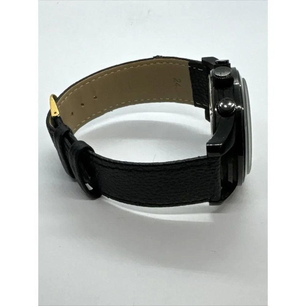 Michael Kors Runway MK8157 Men's Stainless Steel Analog Black Dial Watch JNA732